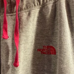 The North Face Women’s Size L Grey/Pink Sweatpants